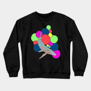 Deep Diving Whale Crewneck Sweatshirt